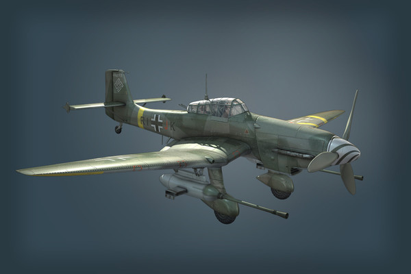 cinema4d stuka g2 87 - Ju 87G2 Stuka by Warag